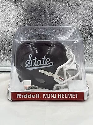 Mississippi State Bulldogs NCAA Riddell Speed Maroon Script Mini Helmet • $39.99