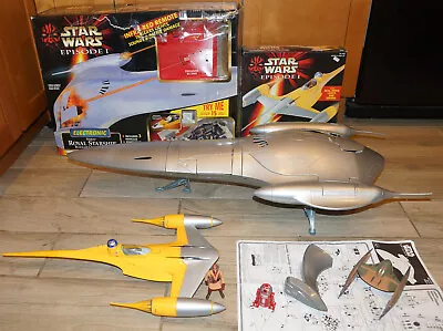 Star Wars Hasbro Naboo Royal Starship And Naboo Fighter Lot • $120