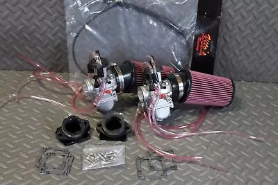 NEW 2 X 35mm Carburetors Carbs + Throttle Cable Banshee + Pod Filters + Intakes • $359.99