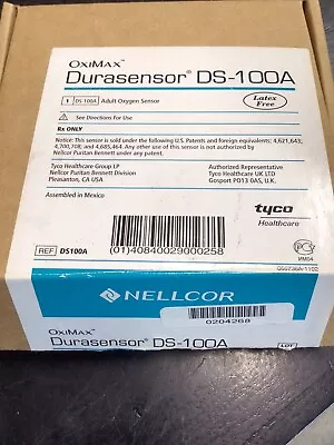 $12.99 • Buy Nellcor OxiMax Durasensor DS-100A Adult Oxygen Sensor