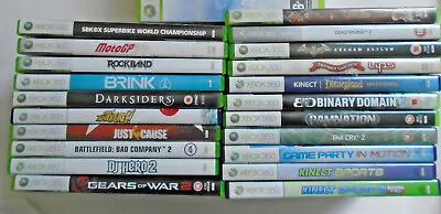 XBOX 360 Games - All Complete With Manuals - Choose From £2.50 - Bundle Job Lot • £3.75