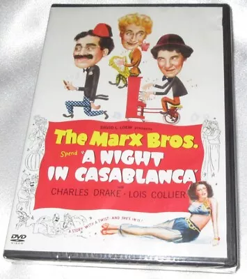 The Marx Bros. A Night In Casablanca (1946) DVD (New) Classic Comedy Groucho • $8.98