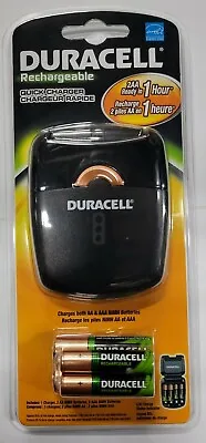 Duracell Rechargeable Quick Charger For AA & AAA NiMH Batteries CEF27 (included) • $15.99