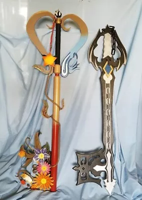 $150 • Buy Kingdom Hearts - Handmade Cosplay Keyblades: Oblivion + Destiny's Embrace