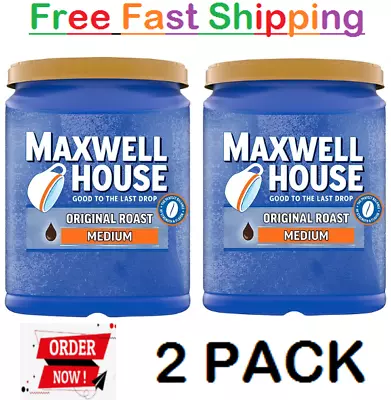 Maxwell House Original Roast Ground Coffee (48 Oz) ( Pack Of 2 ) - Free Shipping • $33.85