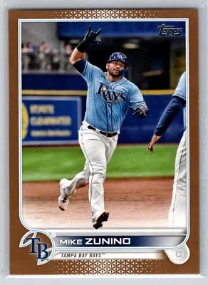 Mike Zunino 2022 Topps #324 Gold #/2022 Tampa Bay Rays • $2.49