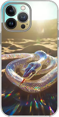 Snake Desert Pretty Unique Nature Case Cover Clear / Shockproof / MagSafe • £15.44