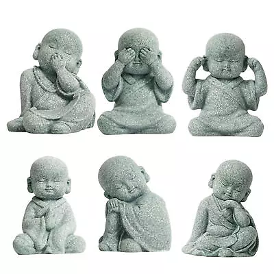 Little Monk Statue Little Monk Figurine Little Cute Monk Figurine Buddha Statue • $9.71