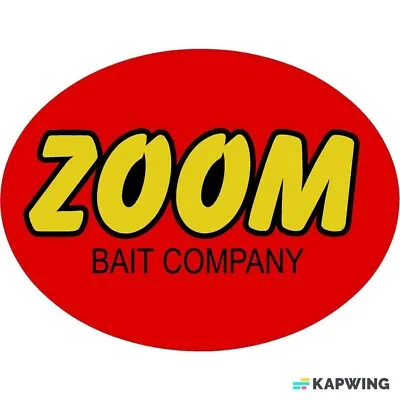 Zoom Bait Company Professional Boat Carpet Graphics Marine Decals • $12.99