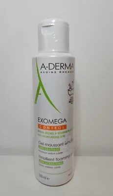 A-Derma Exomega Control Emollient Foaming Gel 500ml Shower Bath Atopy Prone Skin • £18.99