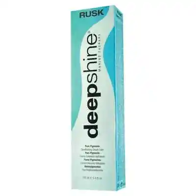 £10.95 • Buy Rusk Deepshine Pure Pigments Permanent Hair Colour 100ml Full Range 70+ *NEW*