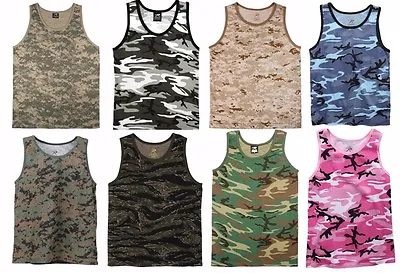 Rothco Military Camouflage Tank Top Tactical Camo Tank Top • $14.99