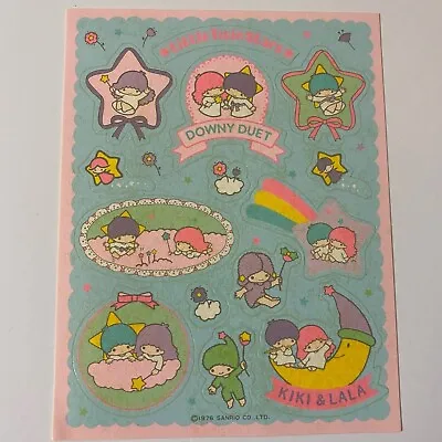 $44.99 • Buy Vintage Sanrio Little Twin Stars 1976 Artbloom Stickers
