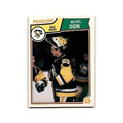 1983 O-Pee-Chee Michel Dion Pittsburgh Penguins #279 • $2.75