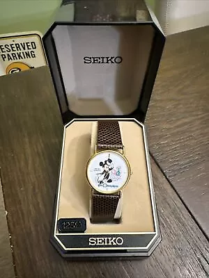 RARE Walt Disney World Mickey Mouse 20 Magical Years Watch Seiko Quartz NEW • $109.99