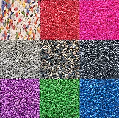 £7.85 • Buy Aquarium Fish Tank Gravel Substrate Natural Colourfull Gravels  2, 4, 5, 6, 8kgs