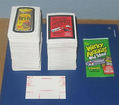 Wacky Packages Old School 4 Red Ludlow Back Singles  @@  Pick 3  @@   Pack Fresh • $3.75
