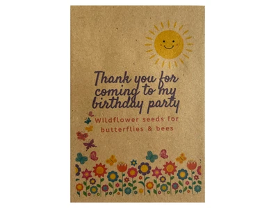 £2 • Buy Wildflower Seed Packets - Birthday Party Bag Fillers - Quick Dispatch