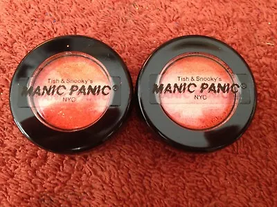 TWO MANIC PANIC GLITTER JEWELS Eye Body Micro Glitter Powder Orange Neon • $8.99