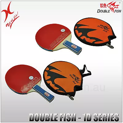 Double Fish Table Tennis - 1d Series Bat - Long Handle / Short Handle Blade • $31.46