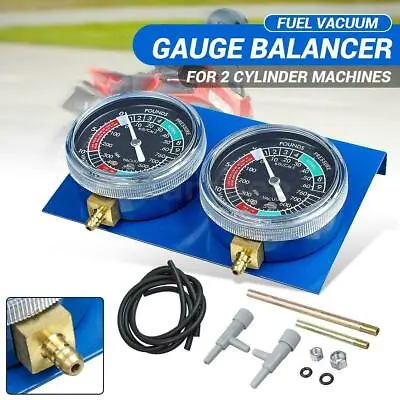 $26.99 • Buy 2pcs Motorcycle Carburetor Carb Vacuum Gauge Balancer Synchronizer Tool Set