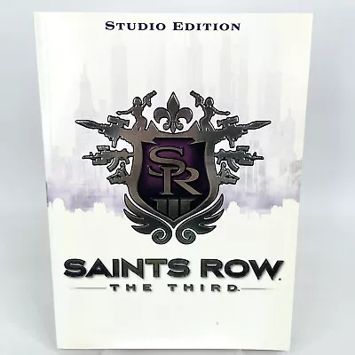 Rare Saints Row The Third Studio Edition Official Game Guide Book From 2011 • $29.95