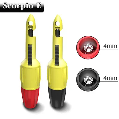 $8.99 • Buy 1Pair Automotive Repair Wire Piercing Puncture Probe Test Clip With 2mm/4mm Jack