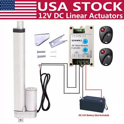 Linear Actuator 1500N Lift 12Volt DC W/ Wireless Motor Controller Bracket Set DO • $19.99