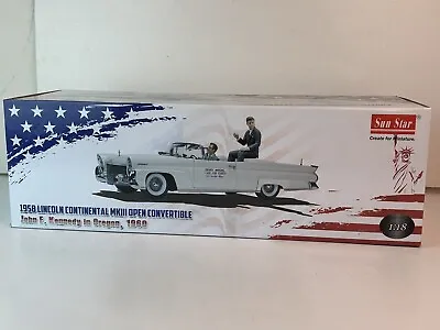 1:18  Scale Sun Star John F Kennedy 1958 Lincoln Parade Car With Box Read • $189.95