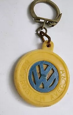 Israel Vintage Keychain Volkswagen Old Plastic Era No Problem Avec Vw • $22