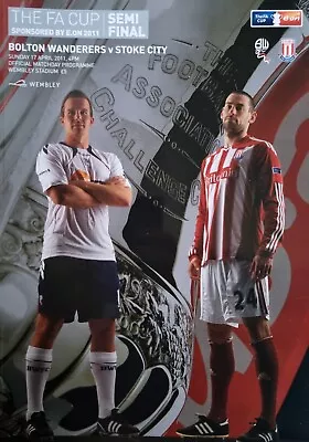 20141FA CUP SEMI FINAL OFFICIAL PROGRAMME - BOLTON WANDERERS V STOKE CITY • £2.50