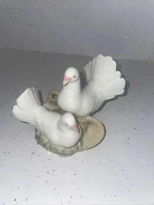 Miguel Requena Valencia Pair Of Porcelain Doves • £7