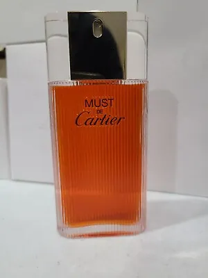 Must De Cartier Eau De Toilette 3.3 Oz/100 Ml New With Box Tester  • $75.99