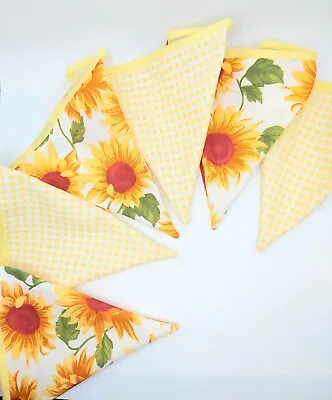 £8 • Buy Sunflower Bunting Yellow Nursery Decor Baby Shower Decorations Double Sided