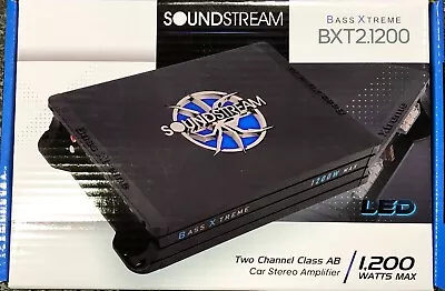 NEW Soundstream Bass Xtreme BXT2.1200 1200 Watts 2-Channel Class A/B Amplifier • $79.90