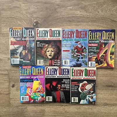 Lot Of 7 Ellery Queen Periodicals / 1993-1995 • $12.95