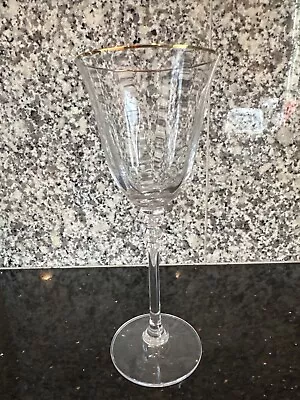 Mikasa Sonata Gold Wine Glass • $10
