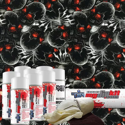 Hydro Dipping Water Transfer Printing Hydrographic Dip Kit Red Creeper DD-964 • $68.99