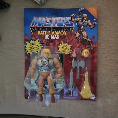 Masters Of The Universe Origins BATTLE ARMOR HE-MAN MOTU Origins Mattel • $13.99