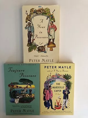 Peter Mayle Lot: A Year In Provence/Toujours Provence/The Marseille Caper • $21.99