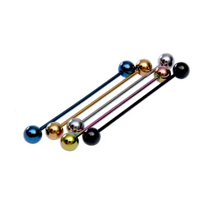 16g 40mm Long Industrial Scaffold Earring Bar Barbell Body Piercing Jewellery • $3.26