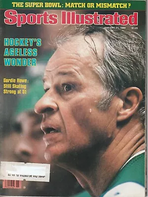 Sports Illustrated January 21 1980 Gordie Howe • $2