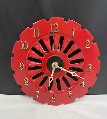 Industrial Gear Wall Clock Cast Iron Retro Wall Clock Industrial Wall Art Decor • $49.99