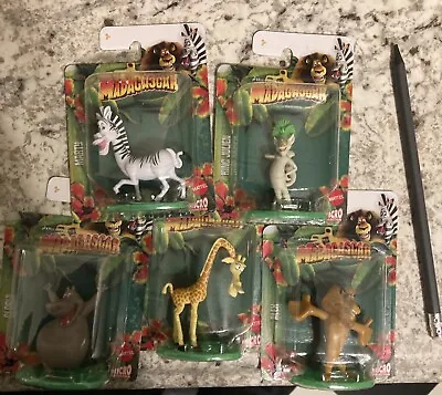 Madagascar DreamWorks 5 Mattel Micro Collection Toys Figures Animal Cake Toppers • $18