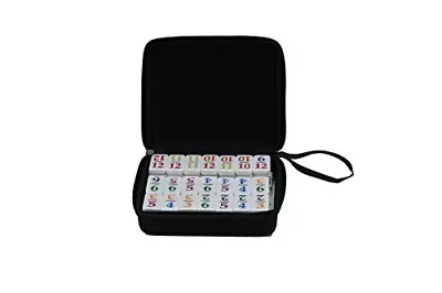 Double 12 Mexican Train Number Dominoes To Go Travel Size With Zip Up Case • $33.16