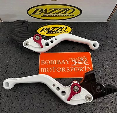 Pazzo Levers For Honda CBR 600RR  2007 - 2022 CBR1000RR 2008 - 2021 WHITE/RED • $199.95