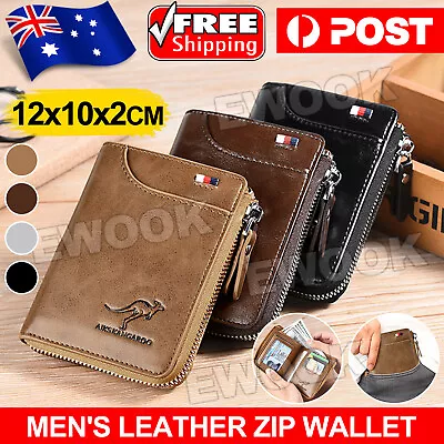 $15.45 • Buy Waterproof Men's RFID Blocking Leather Wallet Credit Card ID Holder Purse
