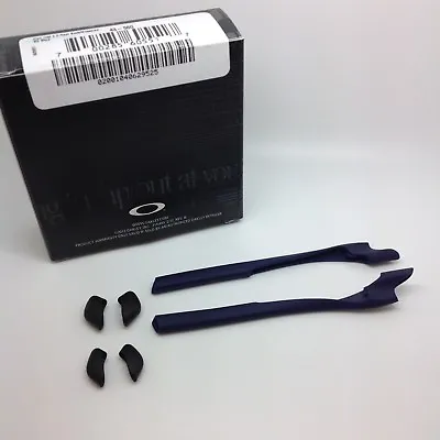 AUTHENTIC OAKLEY HALF JACKET 2.0 EAR SOCKS & NOSE PADS KIT Dark Navy Blue • $16.99