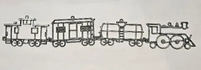 Vintage Makit & Bakit Suncatcher Train Set • $10