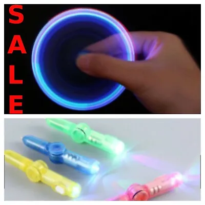 Fidget Spinner Light Up Pen Sensory Toy Autism Stress Relief ADHD Kids Games⭐️ • £5.99